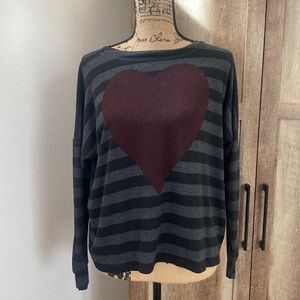 Heart long sleeve top